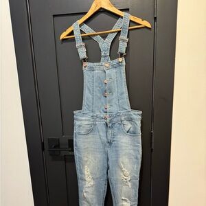 Guess jeans denim overalls jumpsuit jumper